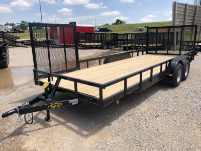 New 2026 Road Boss 83 x20' Bumper Pull w/4' Rear Gate & 4' Side Gate ATV Trailer
