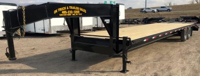 New 2026 Road Boss 32' Tandem Axle Gooseneck Combo Dove with 8ks Equipment Trailer