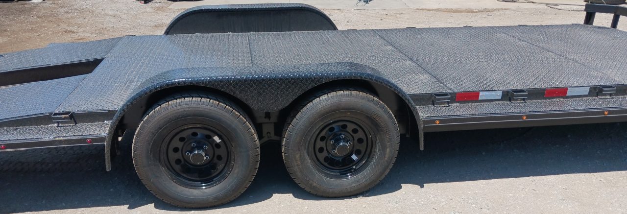 New 2026 Road Boss 102x20 Split Dove Steel Floor Car Hauler Car / Racing Trailer