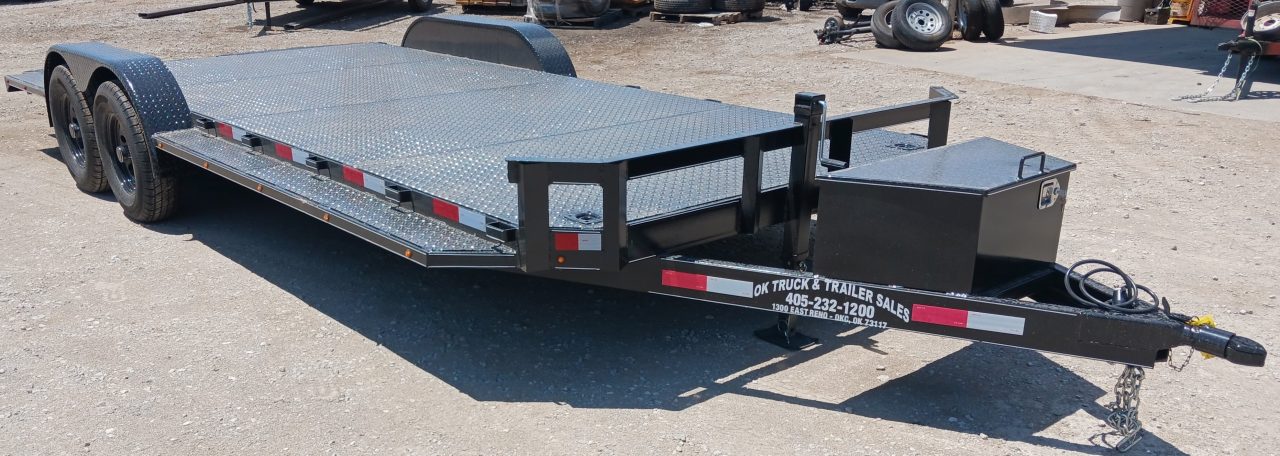 New 2026 Road Boss 102x20 Split Dove Steel Floor Car Hauler Car / Racing Trailer