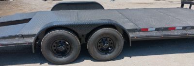 New 2026 Road Boss 102x20 Split Dove Steel Floor Car Hauler Car / Racing Trailer