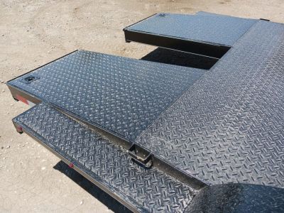 New 2026 Road Boss 102x20 Split Dove Steel Floor Car Hauler Car / Racing Trailer