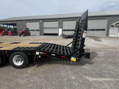 New 2026 Behnke 102"x33' 25 TON Pintle Hitch Trailer *AIR RAMPS*