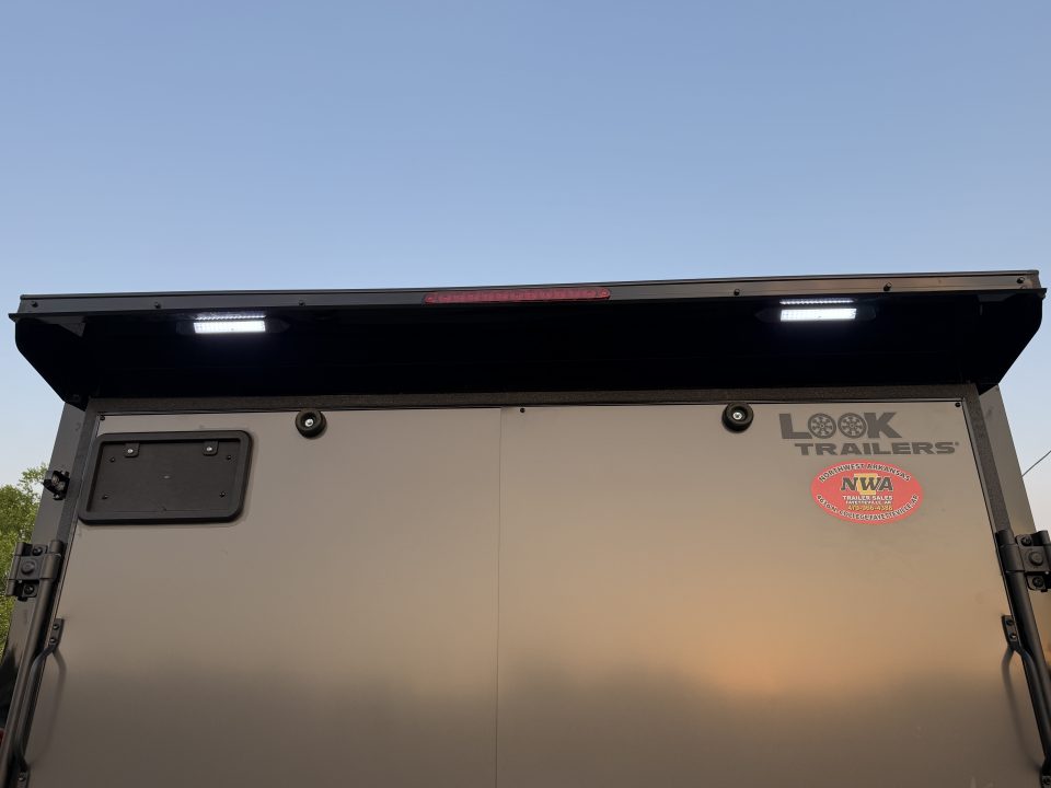New 2026 Look Trailers 7x16 Ramp Charcoal/ Blackout Package Cargo / Enclosed Trailer