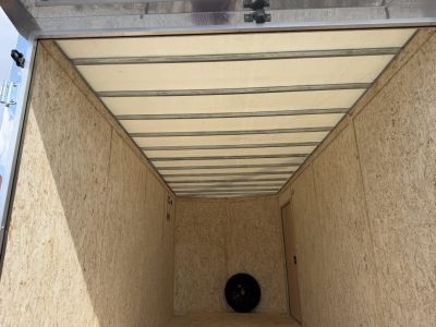 New 2026 Look Trailers 7x16 Barn Door White / Chrome Package Cargo / Enclosed Trailer