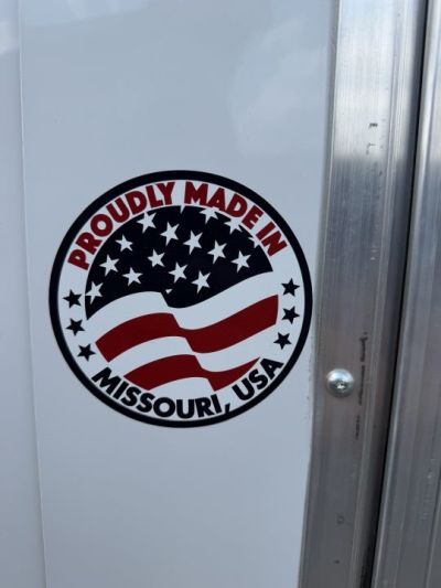 New 2026 Look Trailers 7x16 Barn Door White / Chrome Package Cargo / Enclosed Trailer