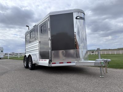 New 2027 Cimarron Trailers 2 Horse Slant Load Bumper Pull Horse Trailer