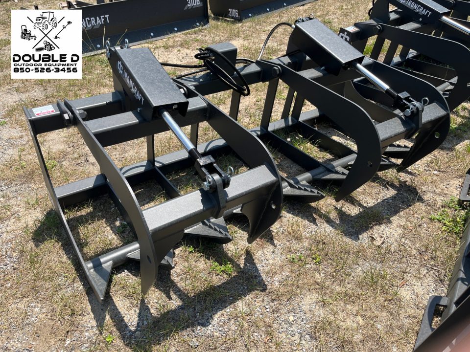 New IronCraft 72" Dual-Cylinder Root Grapple