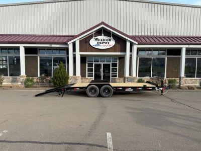New Liberty 6'11" x 18' + 2' Channel Frame Equipment Trailer 14K
