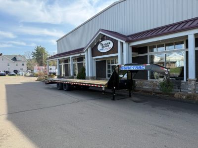 New Sure-Trac 8'6  x 30' Heavy Duty Low Profile Deckover Gooseneck Trailer 25.9K