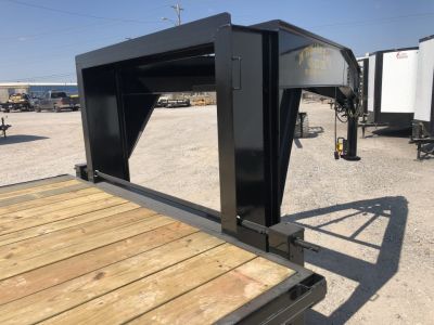 New 2026 Road Boss 32' Tandem Axle Gooseneck with Combo Dove Equipment Trailer