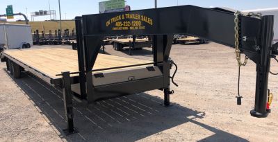 New 2026 Road Boss 32' Tandem Axle Gooseneck with Combo Dove Equipment Trailer