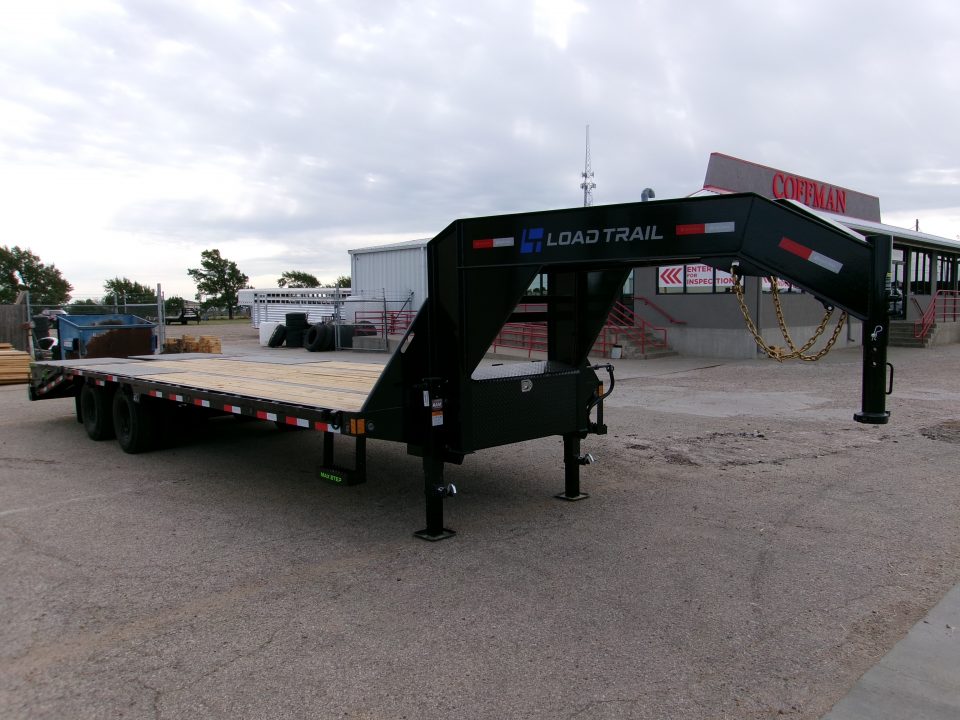 New 2027 Load Trail 102x28 GN Flatbed w/ Max Ramps 24k