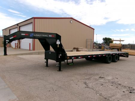 New 2027 Load Trail 102x28 GN Flatbed w/ Max Ramps 24k
