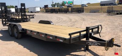 New 2026 Road Boss 83  x 24' Heavy Duty Car Hauler w/ Stand Up Ramps Equipment Trailer