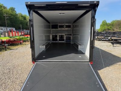 New Outlaw Light Race 8.5x24 12k Charcoal/Black Trim PKG W/ Front Cabinets