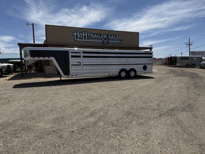 Used 2013 Cimarron Trailers SHOW TRAILER Stock / Stock Combo Trailer