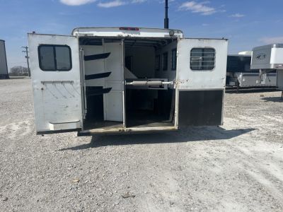Used 2004 Bison Trailers 3 Horse LQ Horse Trailer