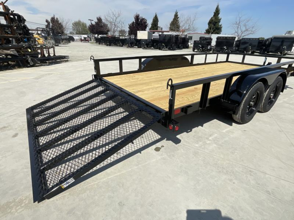 New 2026 Big Tex Trailers 70PI-16R1A-4P-BRK2 7FT X 16FT 7K GVW Utility Trailer