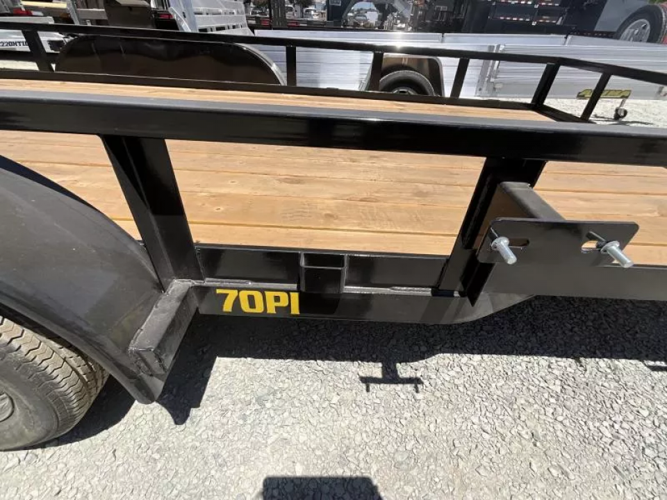 New 2026 Big Tex Trailers 70PI-16R1A-4P-BRK2 7FT X 16FT 7K GVW Utility Trailer