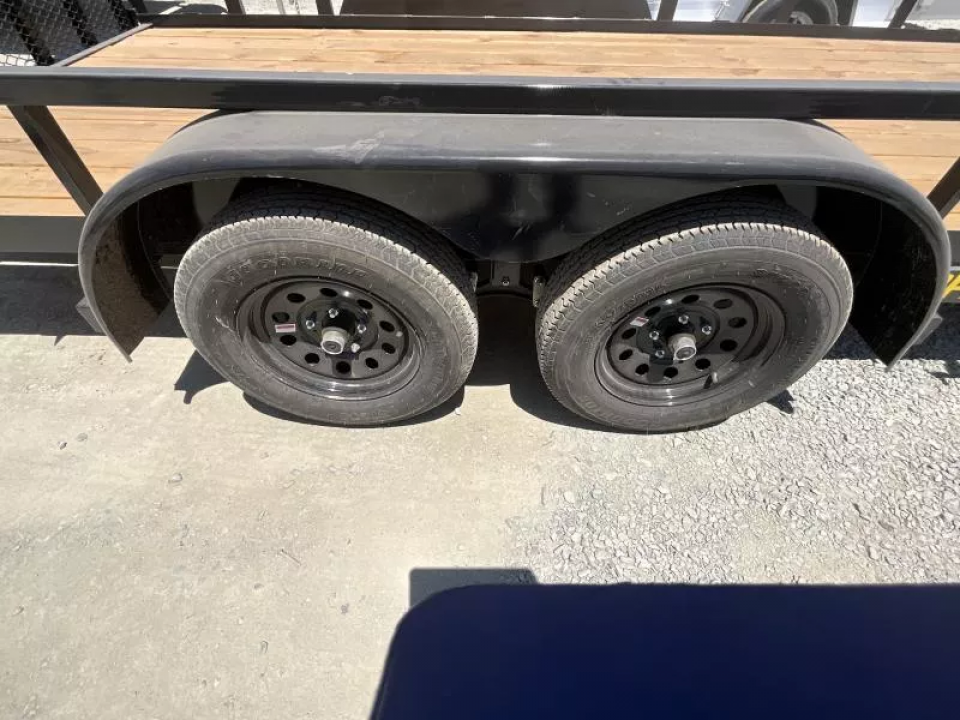 New 2026 Big Tex Trailers 70PI-16R1A-4P-BRK2 7FT X 16FT 7K GVW Utility Trailer