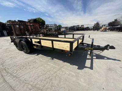 New 2026 Big Tex Trailers 70PI-16R1A-4P-BRK2 7FT X 16FT 7K GVW Utility Trailer