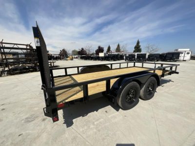 New 2026 Big Tex Trailers 70PI-16R1A-4P-BRK2 7FT X 16FT 7K GVW Utility Trailer