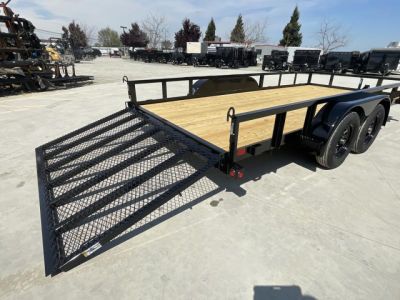 New 2026 Big Tex Trailers 70PI-16R1A-4P-BRK2 7FT X 16FT 7K GVW Utility Trailer