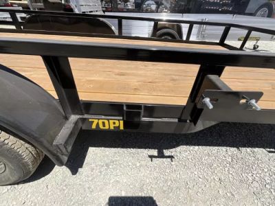 New 2026 Big Tex Trailers 70PI-16R1A-4P-BRK2 7FT X 16FT 7K GVW Utility Trailer