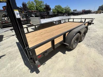New 2026 Big Tex Trailers 70PI-16R1A-4P-BRK2 7FT X 16FT 7K GVW Utility Trailer