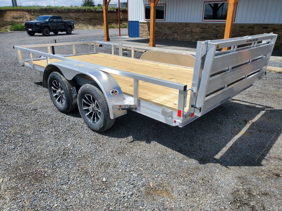 New 2026 H&H Trailers Aluminum Utility Trailer / 82"x14'/ 7000GVWR