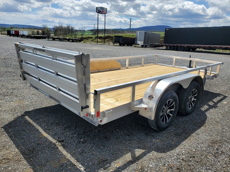 New 2026 H&H Trailers Aluminum Utility Trailer / 82"x14'/ 7000GVWR