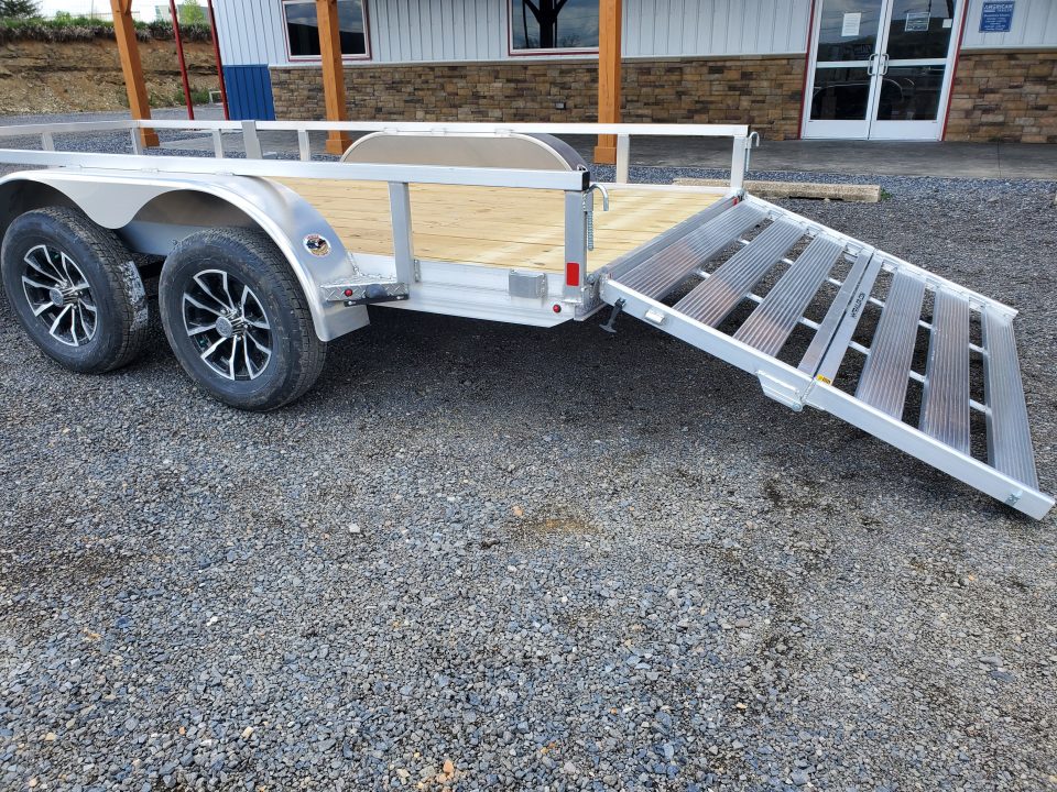 New 2026 H&H Trailers Aluminum Utility Trailer / 82"x14'/ 7000GVWR
