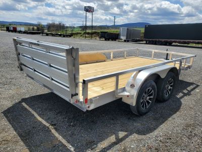 New 2026 H&H Trailers Aluminum Utility Trailer / 82"x14'/ 7000GVWR