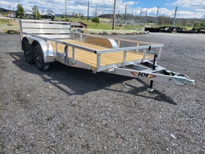 New 2026 H&H Trailers Aluminum Utility Trailer / 82"x14'/ 7000GVWR