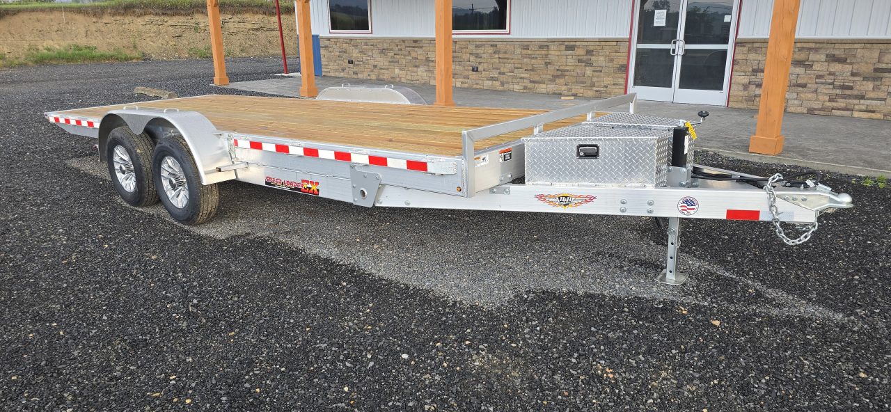 New 2026 H&H Trailers Aluminum Car Hauler / 82"x 22' / 9900 GVWR