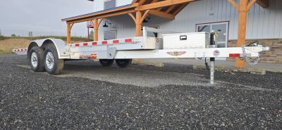 New 2026 H&H Trailers Aluminum Car Hauler / 82"x 22' / 9900 GVWR
