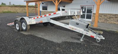 New 2026 H&H Trailers Aluminum Car Hauler / 82"x 22' / 9900 GVWR