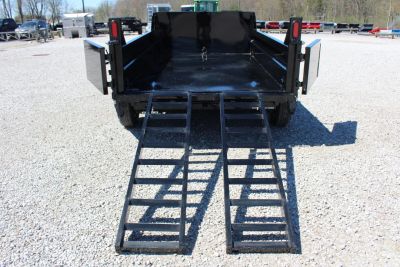 New 2026 Sure-Trac 6' x 10' Dump Trailer - Telescopic - Steel Ramps - 9900#GVW