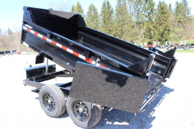 New 2026 Sure-Trac 6' x 10' Dump Trailer - Telescopic - Steel Ramps - 9900#GVW
