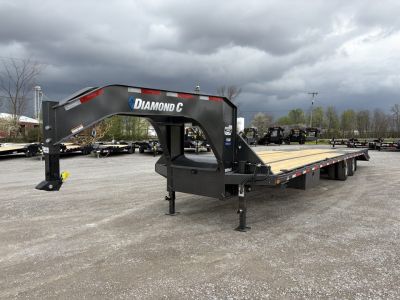 New 2026 Model Year Clearance Diamond C Trailers FMAX212L35X102MR (30' + 5' X 102 ) 25.9K Max Ramp Flatbed Trailer