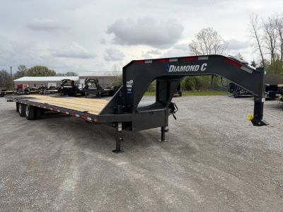 New 2026 Diamond C Trailers FMAX210L35X102HDT (102" x 35') 25K Hydraulic Dovetail Flatbed Trailer