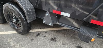 New 7 x 16 Big Tex Low Pro 14TD 4' High Sides Telescopic Dump Trailer 15.4K****7 Gauge Floor