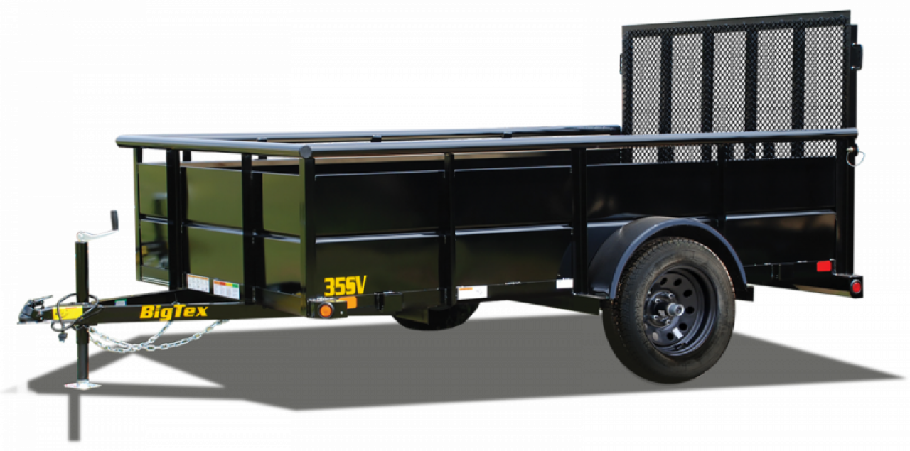 New 5 x 10 Big Tex 24" Steel Sides Utility 3k