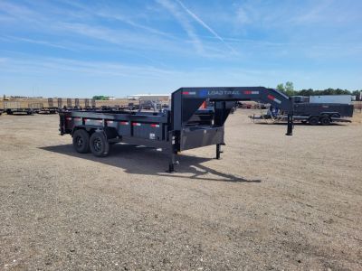 New 2026 Load Trail 83"x16' Gooseneck Dump Trailer W/2' Sides