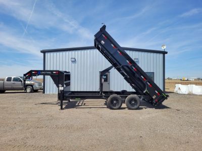 New 2026 Load Trail 83"x16' Gooseneck Dump Trailer W/2' Sides