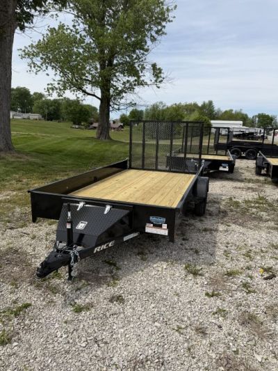 New 2026 Rice Trailers 76 X12' Utility Trailer