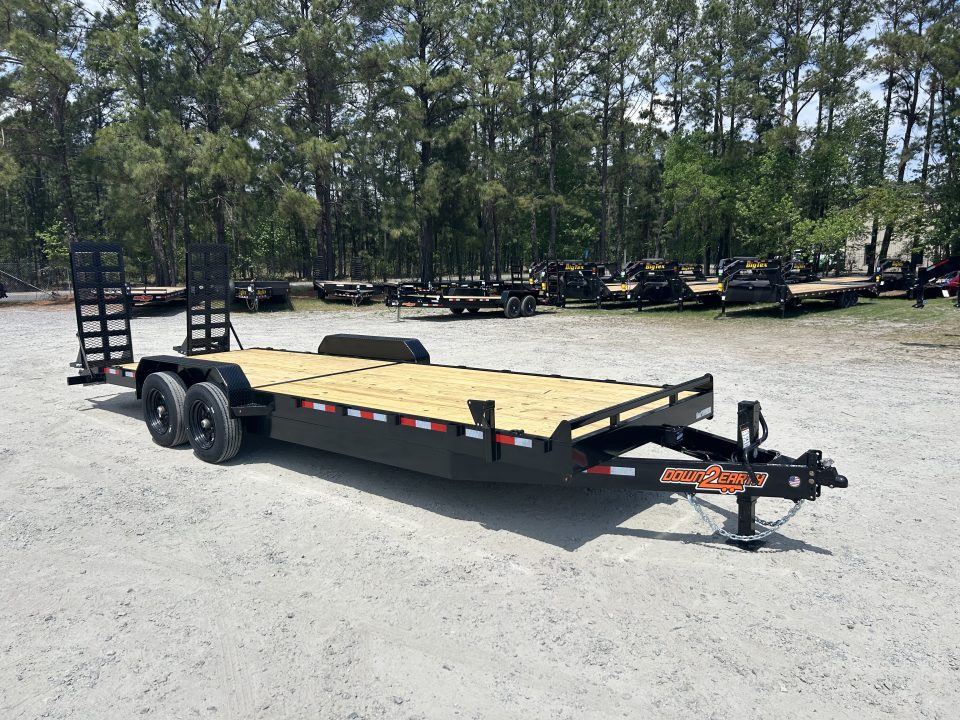 New 2027 Down 2 Earth Trailers 82x24 Equipment Trailer, 8K Axles, #12,211 lbs Payload