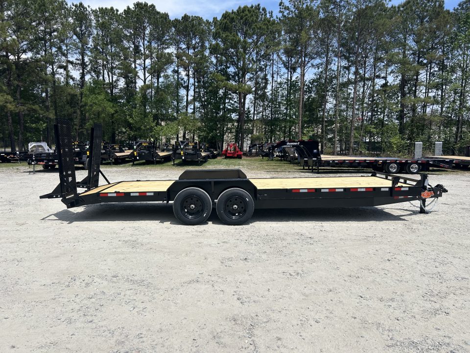 New 2027 Down 2 Earth Trailers 82x24 Equipment Trailer, 8K Axles, #12,211 lbs Payload