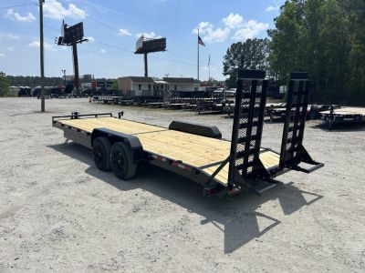 New 2027 Down 2 Earth Trailers 82x24 Equipment Trailer, 8K Axles, #12,211 lbs Payload